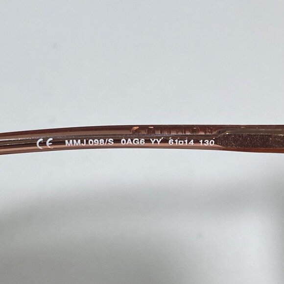 Marc by March Jacobs Metal Framed RX Round Oval Glasses - Picture 4 of 5